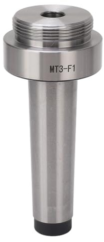 High Accurate MT3 Steel Boring Head Arbor Adapter - Robust Tooling for Metal and Woodwork Lathe Machines, Suited for Machinists and DIY Craftsmen