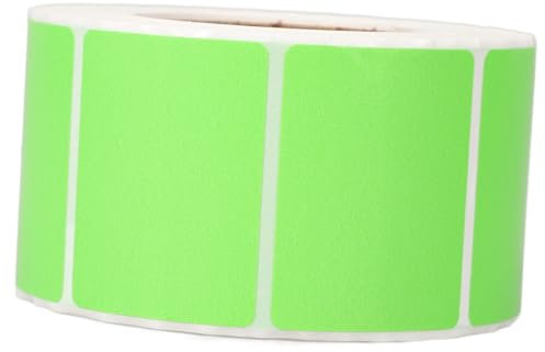 SHINEOFI 1 Rolle Aufkleberpapier Für Drucker-thermoetiketten Grün Matte Oberfläche 40 X 30 Mm 800 Blatt Aufkleber Notizen Etiketten Thermodruckeraufkleber Expressetiketten