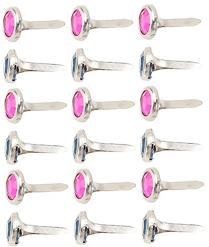 STOBOK 100stücke Mini-brads Aus Metall Runde Verschlüsse Für Scrapbooking Bastel-brads Papierverschlüsse Für Heimwerken Und Stempeln Pastellfarben