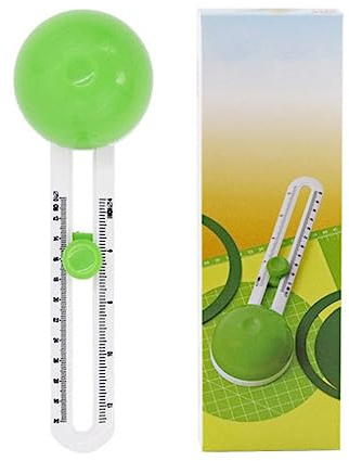 Ausla Circle Cutter, Adjustable Round Paper Trimmer with 3 Blades, Cutting Diameter 8-32cm for Greeting Cards Crafts