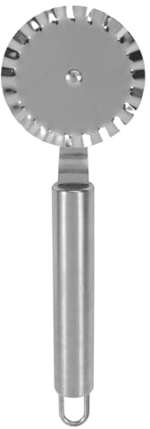 Amosfun Roulette À Raviolis En Acier Inoxydable Double Rouleau Coupe-Pâte Pour Pizza Et Pâtisserie Poignée Ergonomique Ustensile De Cuisine Maison 7.36 X 2.36 X 0.79 in