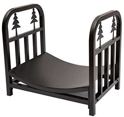 GLJTUO Firewood Rack Indoor Firewood Rack Christmas Tree Metal Firewood Holder Rack Heavy Duty Firewood Racks Indoor Outdoor Log Rack Lumber Storage Stacking Fireplace Log Holder,