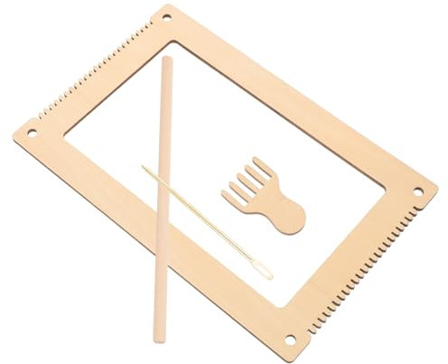 DIYEAH Webrahmen Junge Mädchen DIY-webstuhl-Spielzeug Aus Holz Kreatives Webmaschinen Anfänger Geeignet Für Verschiedene Altersgruppen Fördert Hand-Augen-koordination