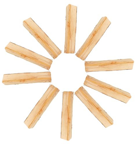 POPETPOP 10 Piezas Chimenea De Leña Decorativa Falsa De Leña para Chimenea Interior para Decoración y Eventos De Fuego