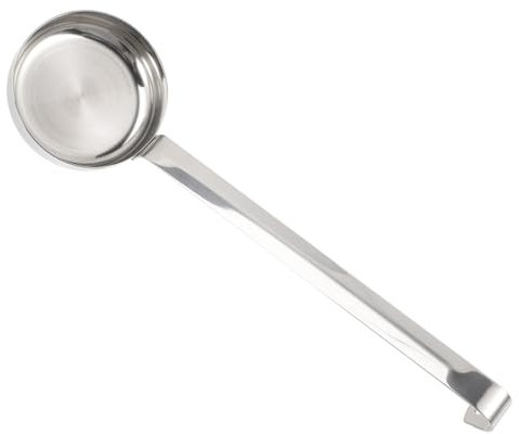 JECOMPRIS Mestolo Da Cucina in Acciaio Resistente Per Salsa Di Pomodoro e Pizza Manico Antiscivolo Adatto Caffetterie e Ristoranti