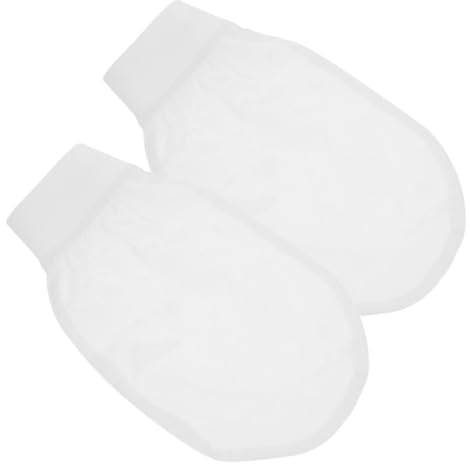 DECORNIJIA 2 piezas Guantes Exfoliantes de Ducha Reutilizables Manoplas para Limpieza Profunda y Exfoliación Corporal Suaves y Fáciles de Usar Pack de Unidades