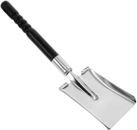 ULTECHNOVO pelle de jardin portable pelle à la main outil de jardinage outil de nettoyage des grillades Silver