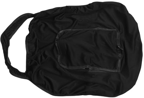 Housse de Poussette Bébé Anti-uv Noire, Auvent Pare-soleil Réversible
