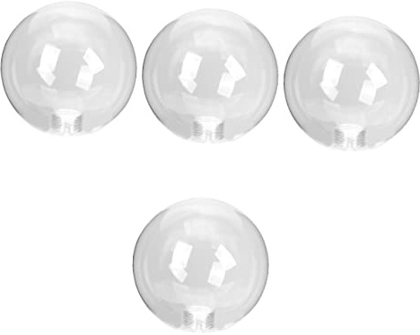 Juego de pantallas de cristal para ventiladores de techo y lámparas de pie, diseño retro en forma de campana para globos G9