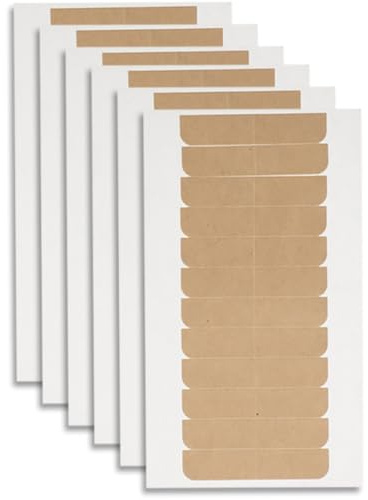 Double Sided Hair Extension Tape Replacement Sheets 72Pcs | Wig and Hairpiece Adhesive Tabs, Waterproof Scalp Friendly Glue Strips, 6 Sheets 12 Pieces Per Sheet