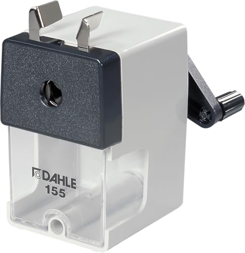 Dahle 155 Professional Pencil Sharpener w/Point Adjuster & Automatic Cutting System, Accepts Graphite & Oversized Artist Pencils