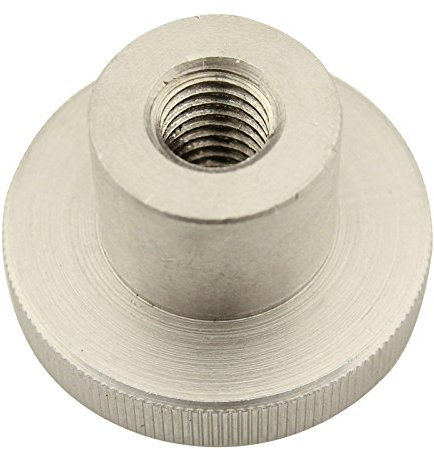 Rändelmutter (hohe Form) - M3 - (1 Stück) - DIN 466 - rostfreier Edelstahl A1 (VA) / NIRO - SC466 | SC-Normteile