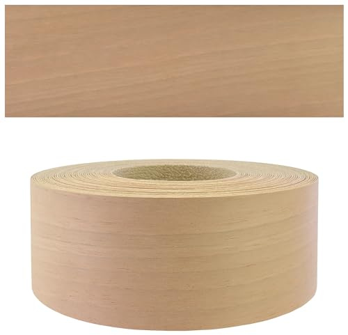 Mprofi MT® - Chant en Bois | 45mm X 5m | Bande de Chant Noyer | Epaisseur 0,50mm | Facile à Appliquer | Pour Étagères, Meubles & Panneaux | Chant Thermocollant Durable