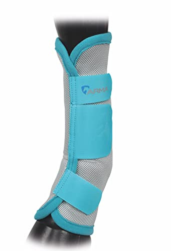 Shires Arma Fly Weidesocken – Blaugrün Pony