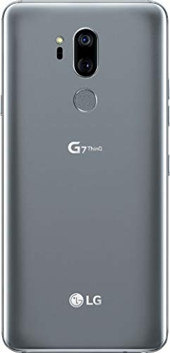 LG G7 ThinQ GSM Unlocked LGG710 w/ 64GB Memory Cell Phone 4G LTE - US Version - Platinum Gray (Renewed)