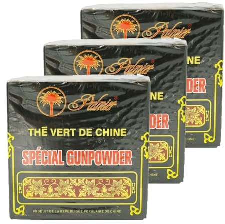 Set 3x Gunpowder grönt te - låda 250 g