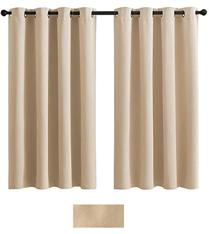 Wasserdichter Sichtschutz für Terrasse und Pavillon, Sonnenschutz, Verdunkelungsvorhang mit rostfreien Ösen, ideal für Veranda, Pergola, Überdachung, Dusche und Pool, 1 Paneel