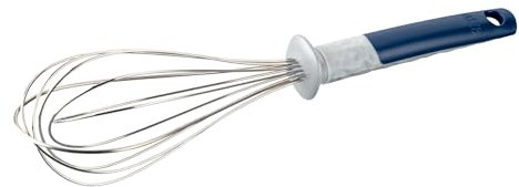 Tasty Fouet bleu océan en acier inoxydable 18/10 de haute qualité, poignée ergonomique, passe au lave-vaisselle, 31,5 x 7 cm, parfait pour toutes les cuisines