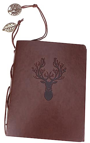 Cabilock Album Fotografico in Pelle Pu Album Fotografico Fai Da Te Compatto Per Matrimonio Famiglia e Viaggi Custodia Per Foto