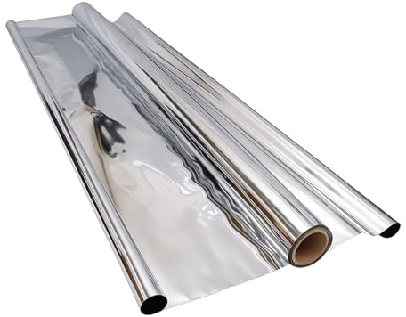 Weedness Glänzende Reflektionsfolie 30 Meter Rolle 50 Mikrometer - Grow Anbau Indoor Box Pflanzen Garten