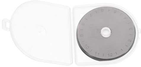 Alipis 10 piezas Cuchillas de Repuesto para Cortador Giratorio de Corte Rotativas para Tela y Papel Herramienta Duradera y Portátil para Sastrería y Manualidades