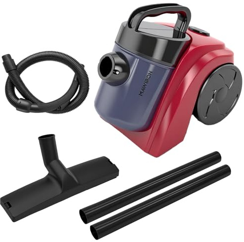 YEEJUAK 1000W Staubsauger mit starker Saugleistung, Beutelloser Bodensauger mit 2L Staubbehälter, Multifunktionaler Zyklon-Staubsauger für Teppiche, Hartböden, Haustierhaare & Polster