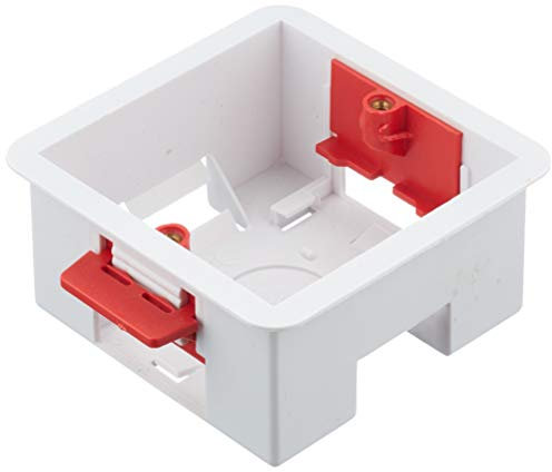 AET DLBB1G35 35 mm Single 1-Gang Dry Lining Pattress Back Box - Color may vary