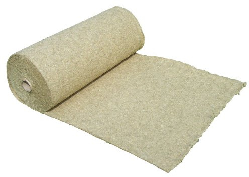 Tapis de protection contre les mauvaises herbes en fibre de chanvre, vendu au mètre (EUR 8,72 /m²), 600g/m², 0,4 x 10 m, env. 0,5 cm d'épaisseur, tapis de protection des plantes, compost, 100 %