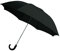 Rainbrella Compact Parapluie à Ouverture Automatique avec Pochette de Rangement et poignée en Plastique Noir 106,7 cm Mixte Adulte, 106,68 cm