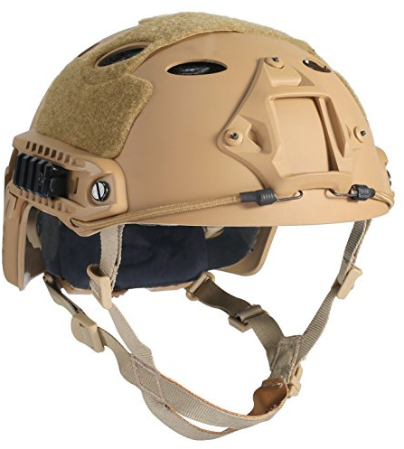 OneTigris PJ moderno casco táctico ligero para airsoft paintball, color caqui, tamaño Kopfumfang: 56cm -60cm (22 - 23,6)