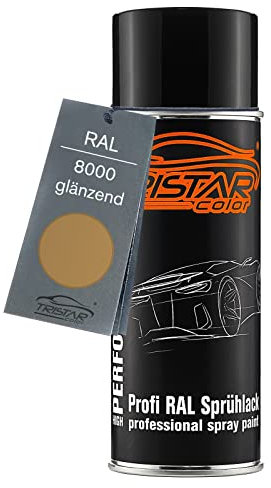 TRISTARcolor RAL 8000 Grünbraun Spraydose 400 ml glänzend schnelltrocknend
