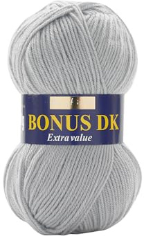 Hayfield Bonus DK Doppelstrick, Silver Mist (678), 100 g von Sirdar