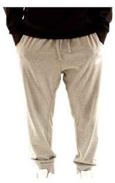 Nike Herren Sw Club Hose, Dark Grey Heather/White, XXL EU