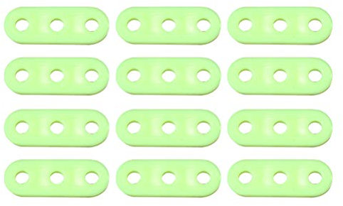 BESPORTBLE 20 STÜCKE Leucht 3-Loch Zelt Schnur Seil Verschluss Spanner Seilspanner Tightener für Zelt Wandern Camping