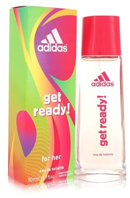 adidas Get Ready! Eau de Toilette – Fruchtig-blumiges Damen Parfüm mit tropischem Duft – Verleiht eine sportliche, feminine Aura – 1 x 50 ml
