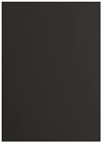 Vaessen Creative 2927-096 Florence Cardstock papper, svart, 216 gram/m², DIN A4, 10 stycken, slät, för scrapbooking, korttillverkning, stansning och andra pappershantverk