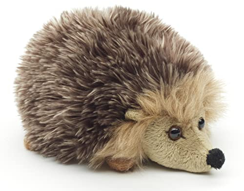 Uni-Toys - Igel grau-braun - 15 cm (Länge) - Plüsch-Waldtier - Plüschtier, Kuscheltier