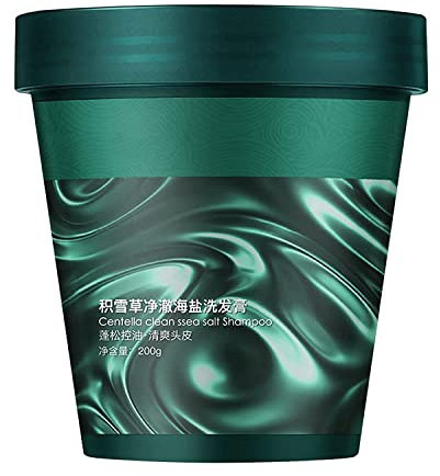 Haripure Regrowth Centella Gommage purifiant, traitement exfoliant doux pour le cuir chevelu, gommage au sel de mer, gommage exfoliant pour le cuir chevelu, nourrit et lisse les cheveux