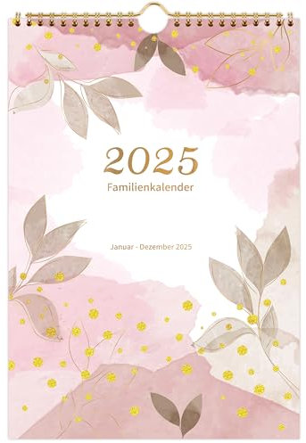 Familienplaner 2026 - Kalender 2026 Familienplaner 4 Spalten, Familienkalender 2026 von Jan. 2026 bis Dec. 2026, Effektive, Einfache Planung