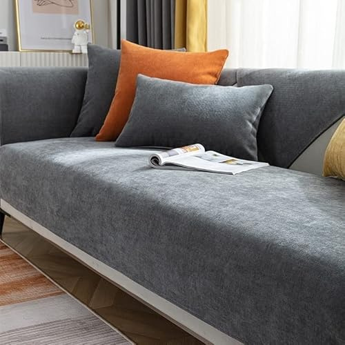 SDNAM Sofabezüge 1 2 3 4 Sitzer Wasserdicht Sofabezug, L Form Sofaüberwurf,Ecksofa Pets Dog Couch Überzug Anti-Rutsch Sofa Überwurf (Color : #26, Size : 90x210cm1pc)