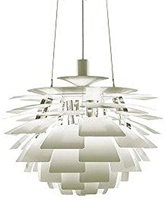Kreativer Mode-tannenzapfen-Kronleuchter,Moderner Minimalistischer Kronleuchter,Wohnzimmerlampe,Studie Lampe,Bar Lampe,Schlafzimmer Kronleuchter-Weiß. 48 * 50cm