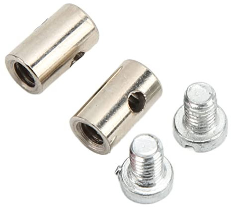 Lötfreie Kabelnippel, 6 Mm/0,2 Zoll Motorrad Lötfreie Gaszugnippel Universal Bremsleitung Gas Choke Ende für Auto, Motorrad, Fahrrad