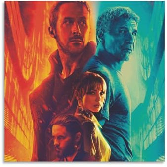 Voliko Filmposter Blade Runner 2049, Poster, Kunstdruck, Wandfoto, Malerei, Poster, hängendes Bild, Familiendekoration, 30 x 30 cm