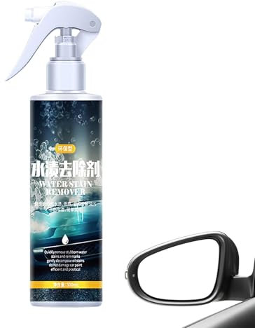 xRemovedor de Manchas de Agua para automóvil - Removedor de Manchas de Agua de Vidrio, Removedor de Manchas de Agua para Parabrisas, Limpiador de Manchas de Agua de Vidrio de 10.14 oz Limpiador