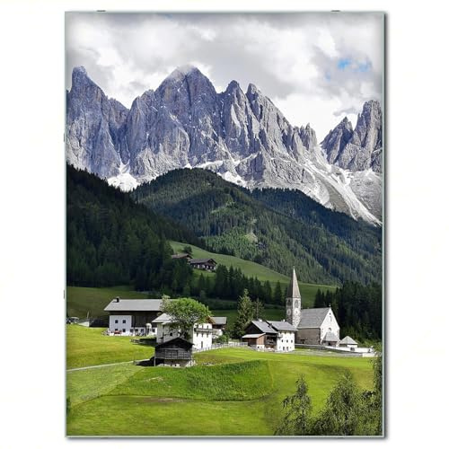 Sicignano | Set 3 Cornici a Giorno 50x60 cm con Vetro Crilex | Esponi Foto, Stampe, Poster e Certificati | Per Fotografie Panoramiche, Perfetta per Uffici Direzionali o Aree Lounge