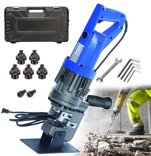 Punzonadora HidráUlica Perforadora hidráulica eléctrica Perforadora hidráulica eléctrica, Perforadora hidráulica para metal, Perforadora de agujeros, Rango de diámetro 6-20,5 mm, Herramienta