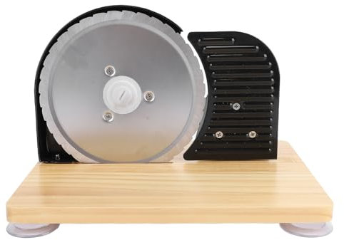 NOENNULL Coupe-pain manuel portable en acier inoxydable épaisseur réglable à manivelle pour pain fait maison