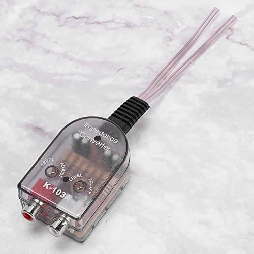 Altoparlanti Regolabili per Auto Convertitore di Impedenza Audio di Bassa - Migliora la qualità del Suono, Facile Installazione