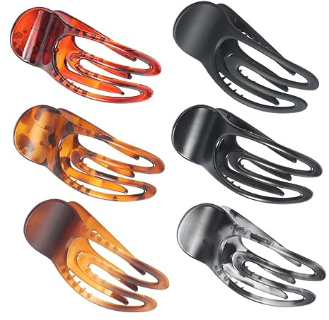 VINTORKY 6pièces Piques à Cheveux Pour Queue De Cheval Lot Convient à Différents Types De Cheveux Épais Ou Fins Pour Femmes Usage Quotidien Ou Cérémonies