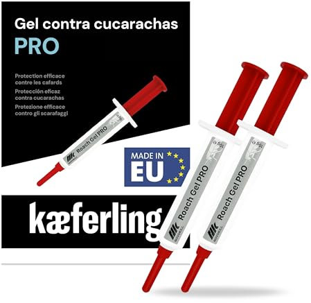 Novokill Gel per scarafaggi 2x 10g – lunga durata – Gel anti-scarafaggi per allontanare le blatte dal nido – Facile applicazione